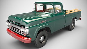 3D Ford F 100 4x4