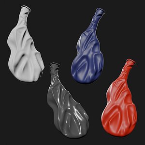 3D Flat Balloons