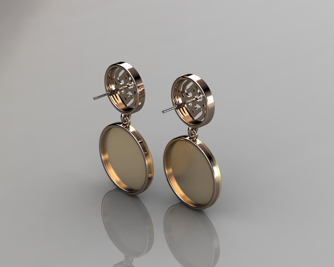 3d Model Earring-