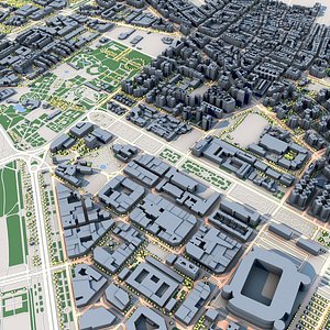 3D Valencia City Spain