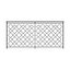 Metal Fencing Barrier Models for Gardens and Sidewalk 3D model