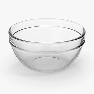 3D Glass Bowl