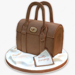 3D Luxury Handbag Cake model