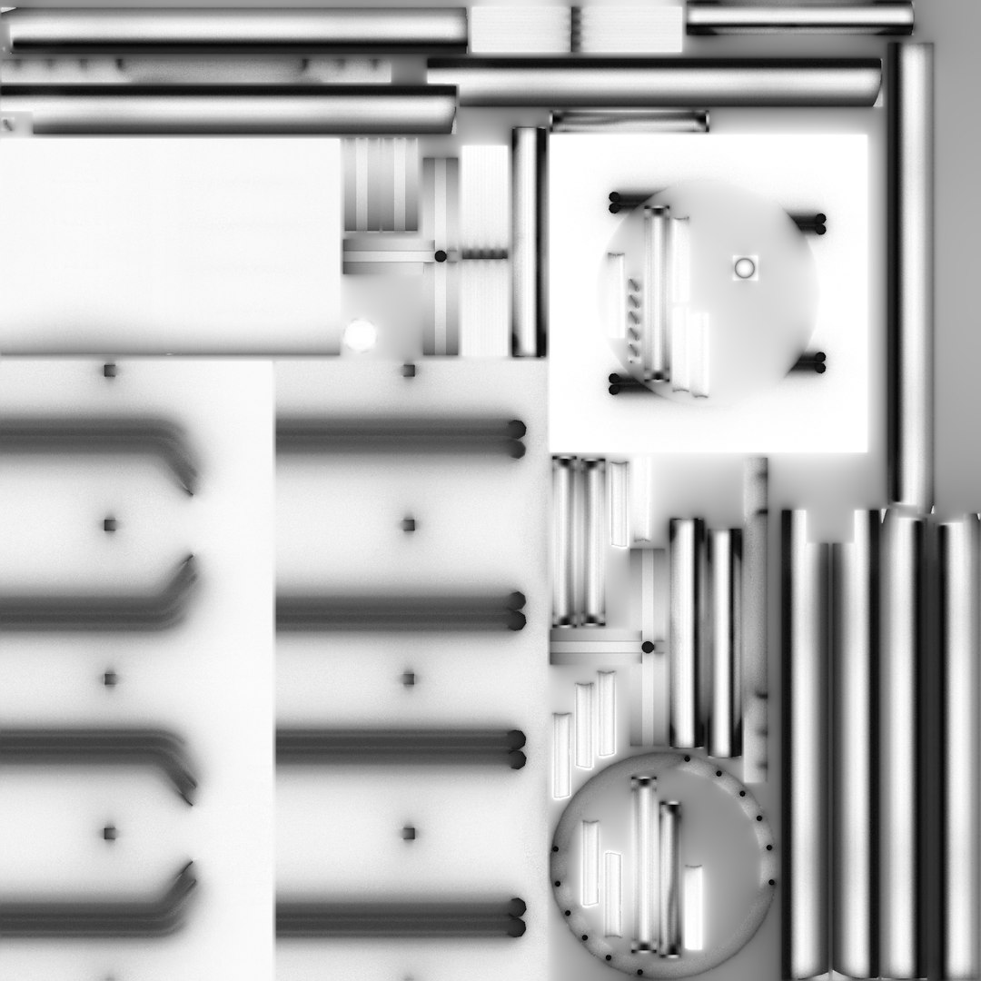 Fan Shaft Pbr Model TurboSquid 1202674