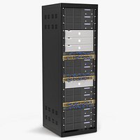 Rackmount Storage Cabinet with Switches