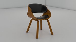 3D model bent design chair