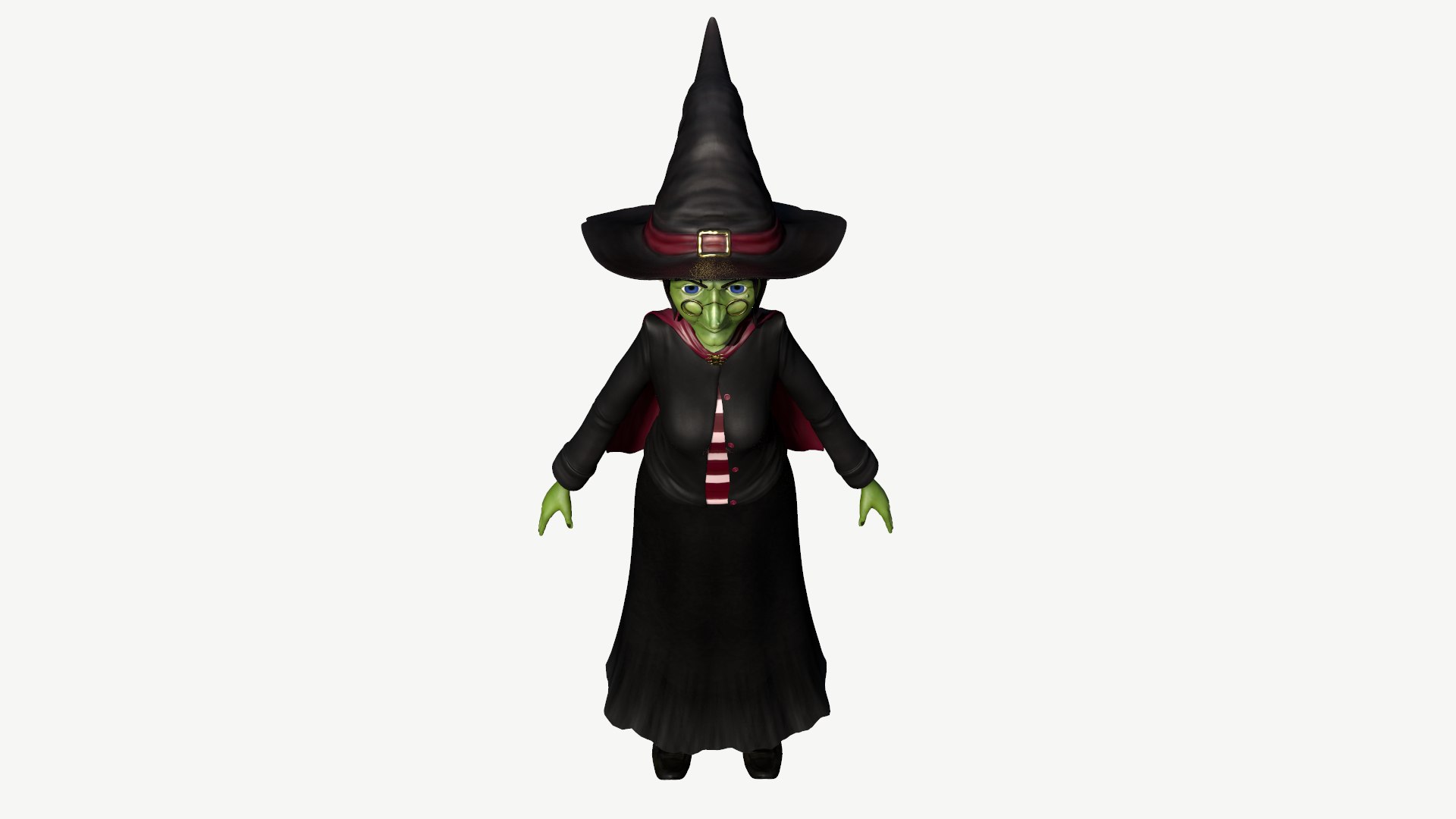 3d Cartoon Witch