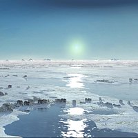 Tundra Terrain Horizon Postapocaliptic Landscape 36