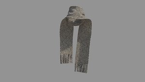 3D Scarf - High Neck Collar