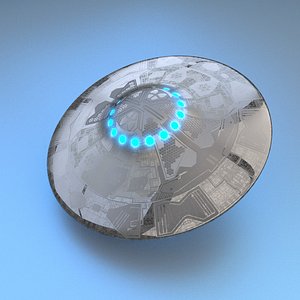 3d ufo sendercorp model