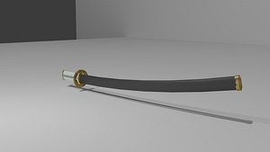 3D 3 d katana model model