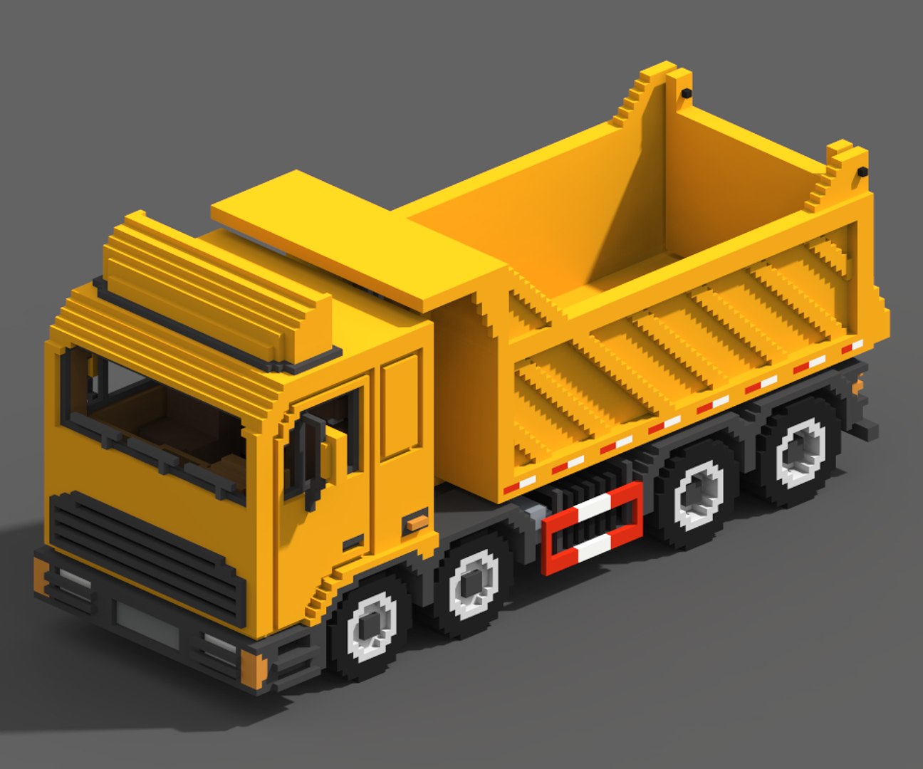 3D voxel construction 85 items model https://p.turbosquid.com/ts-thumb/mb/xTLdxm/0TyMaB3X/voxel_tippertruck_000/png/1553534945/1920x1080/fit_q87/b812781e09ed8c1f289b2710cf05ac25447d58b7/voxel_tippertruck_000.jpg