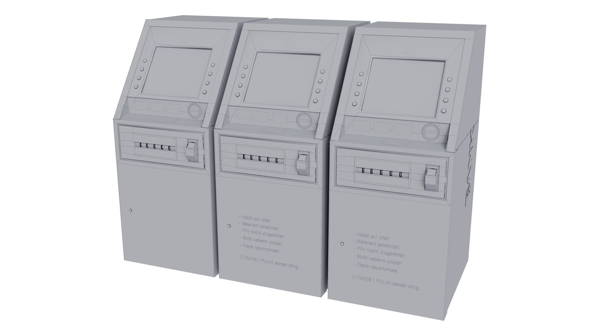 3D model Automated Teller Machine https://p.turbosquid.com/ts-thumb/mb/z6gM27/Ev/wire/png/1678788857/1920x1080/fit_q87/2d784fa128f1d0ecbade4f75d3d215ff83f7786d/wire.jpg