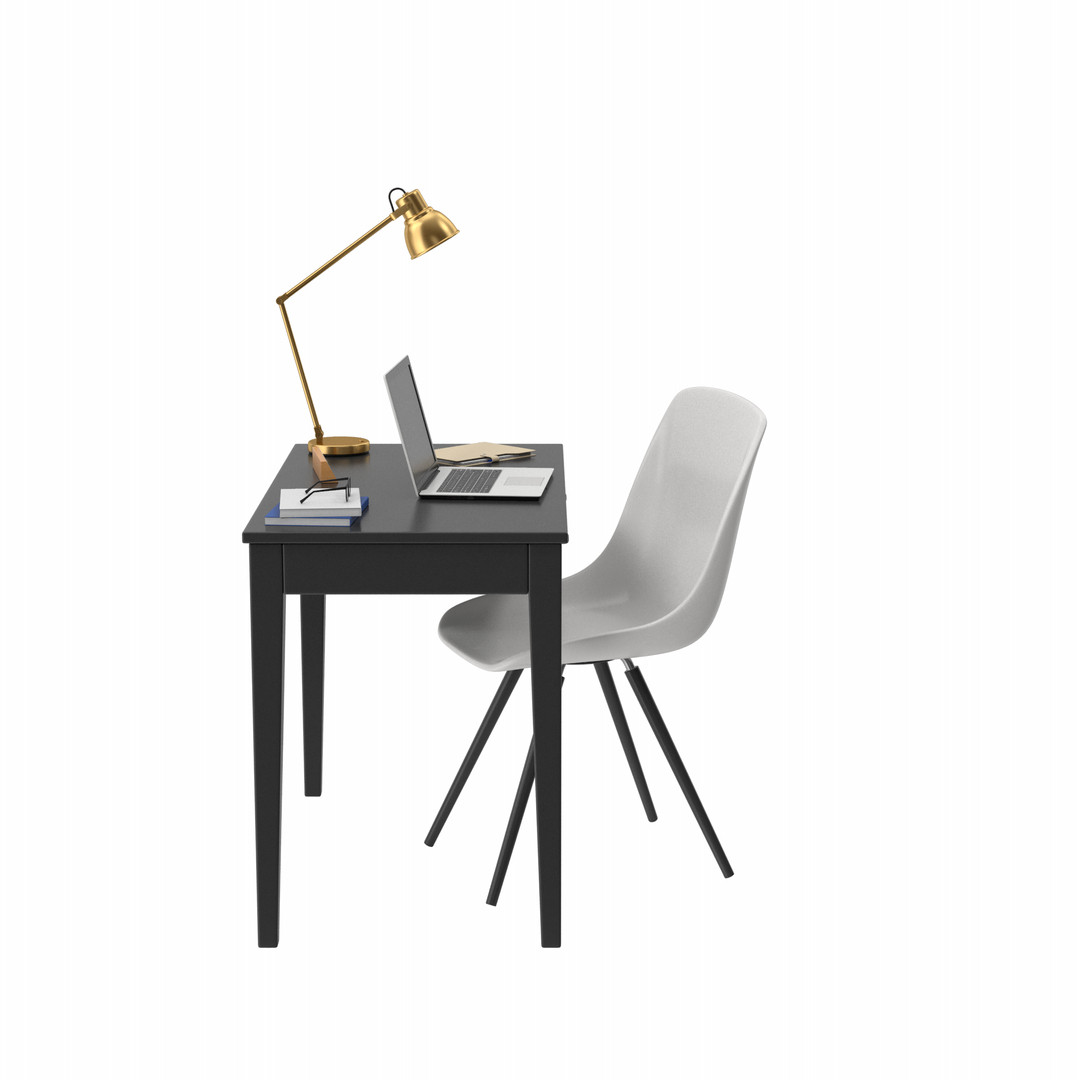 3D Black Desk Set TurboSquid 2145472
