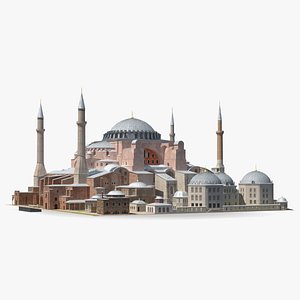 3D Hagia Sophia Grand Mosque model