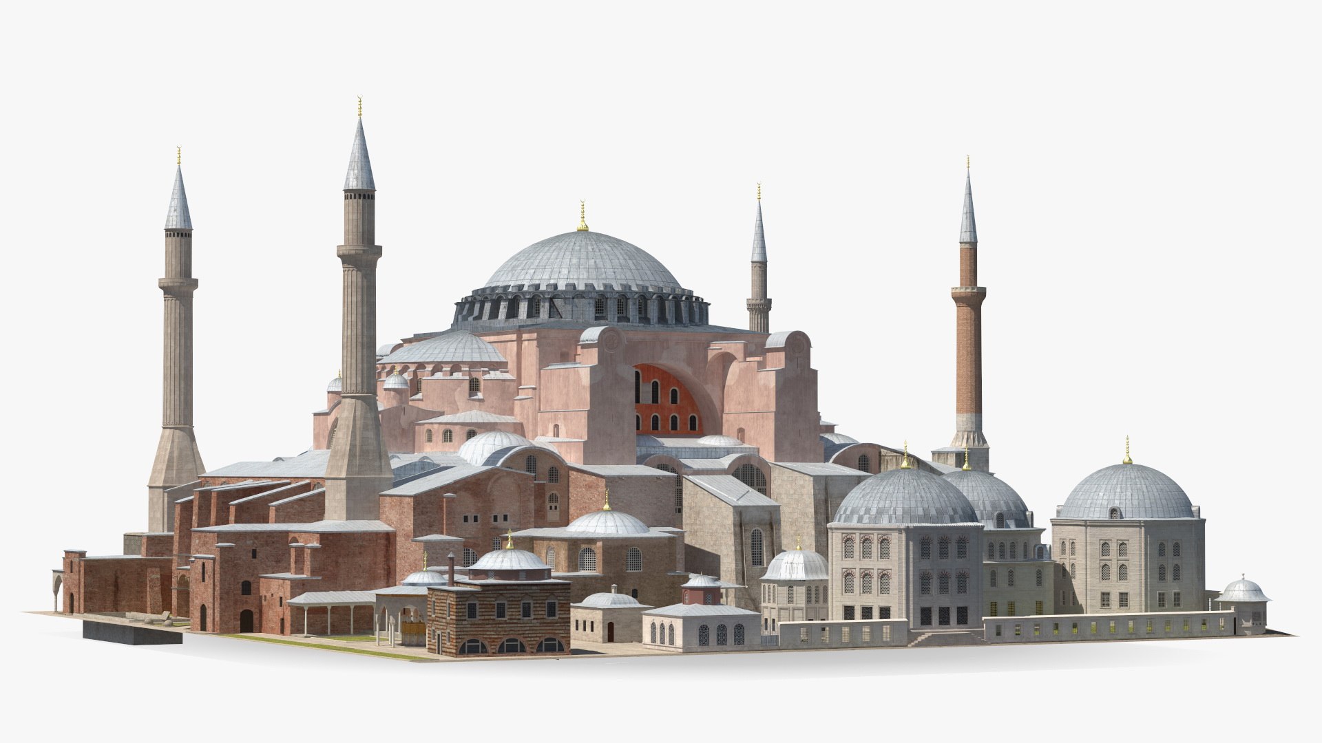 Hagia Sophia Grand Mosque 3D model preview
