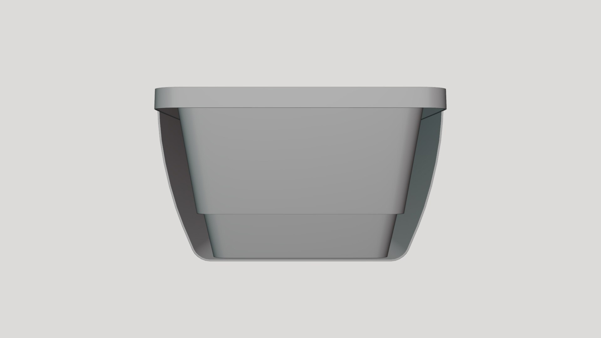 3D Clear Food Container - Geometry Only No Textures No Materials ...