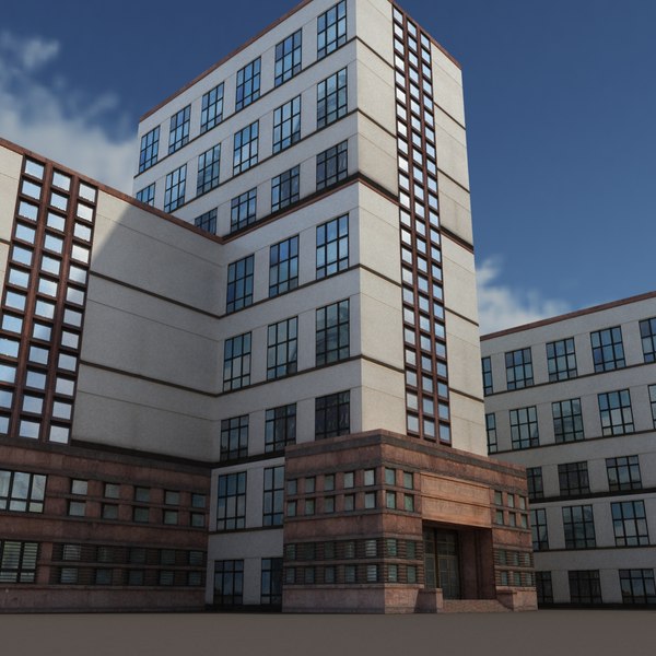 Office building model - TurboSquid 1157764