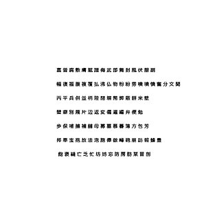 chinese meiryo font set18 3D model