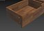 Wood table 3D model