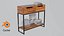 Wood table 3D model