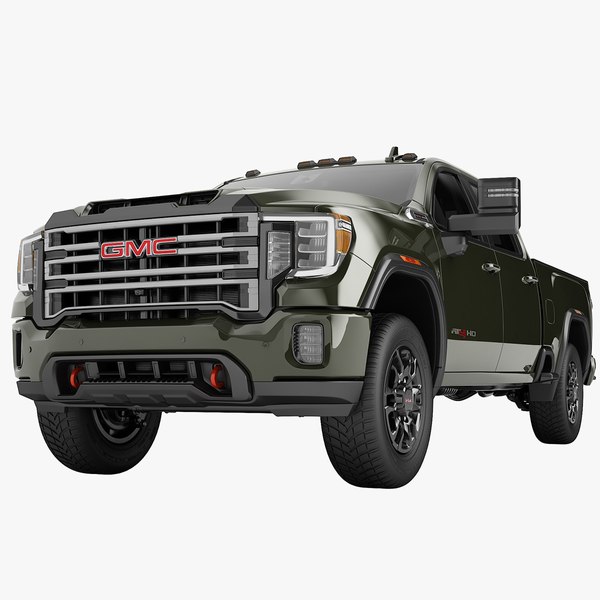 2021 GMC Sierra 3500 HD AT4 033D模型 - TurboSquid 2000309