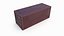 Cargo Container Red 20 ft ISO High and Low Poly PBR LOD 3D model