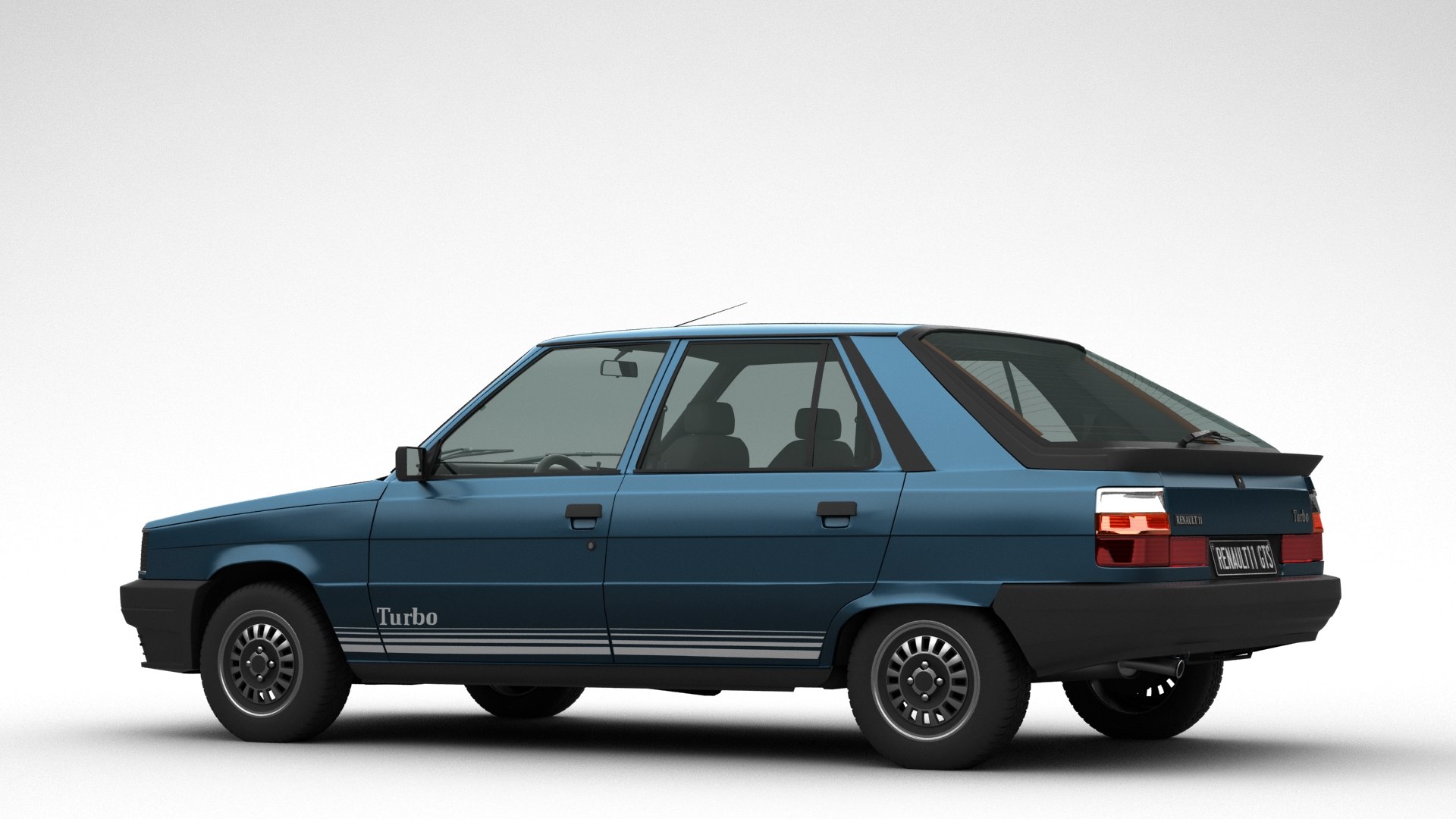 3D Model Renault 11 Turbo 1986 - TurboSquid 2011005