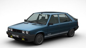 3D model Renault 11 Turbo 1986
