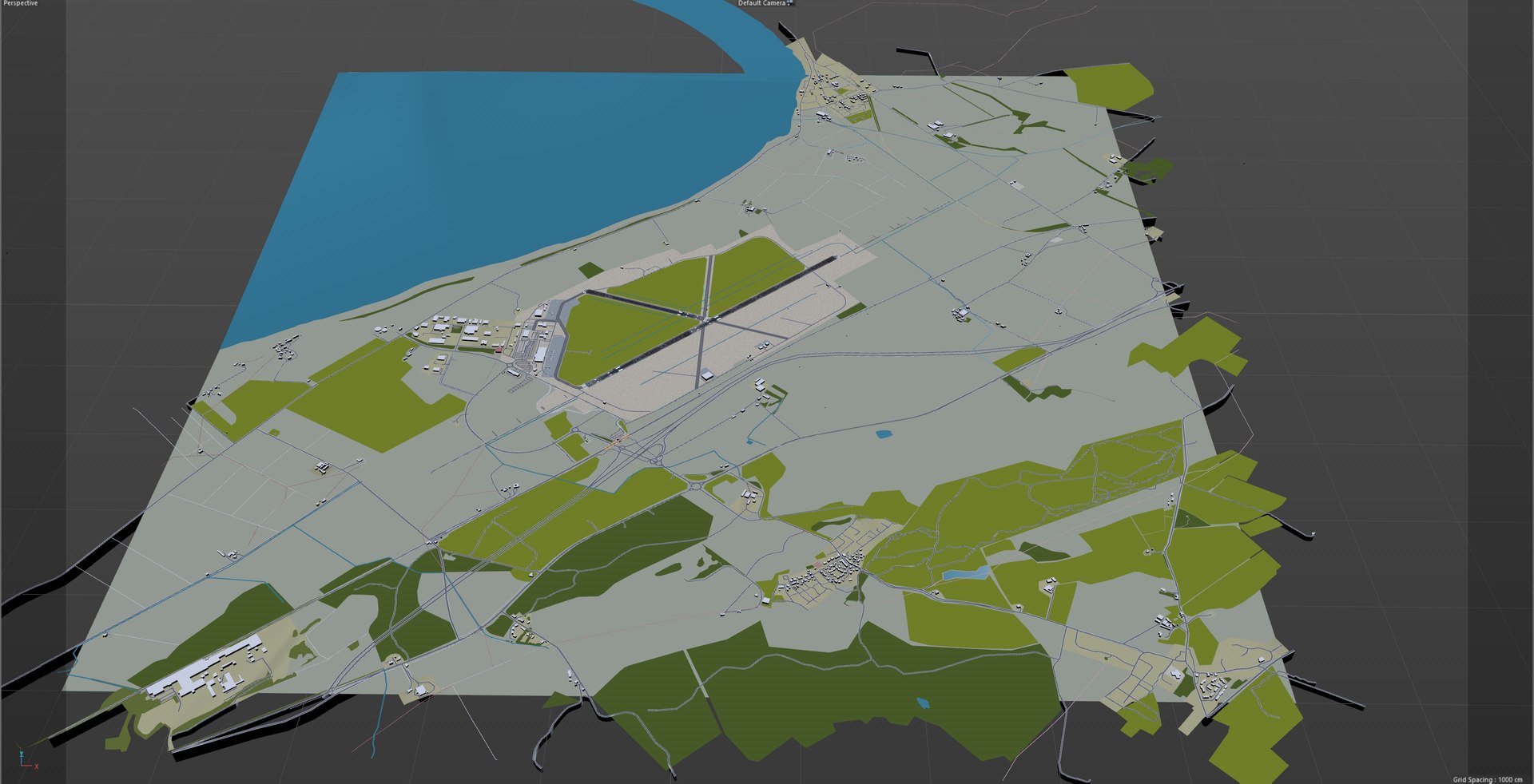 3D Model Inverness Airport - TurboSquid 2051791