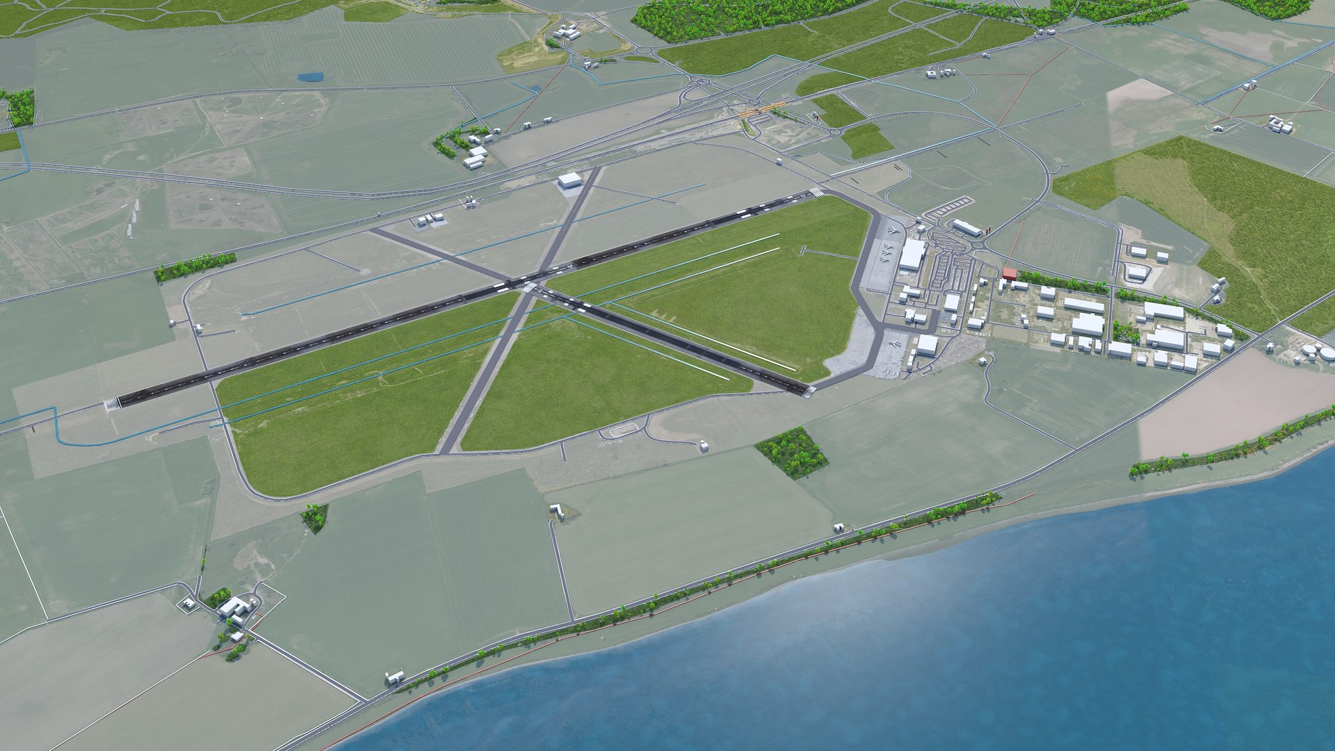 3D Model Inverness Airport - TurboSquid 2051791