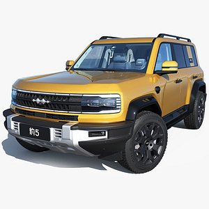 3D 2025 BYD Formula Leopard 5 with interior model