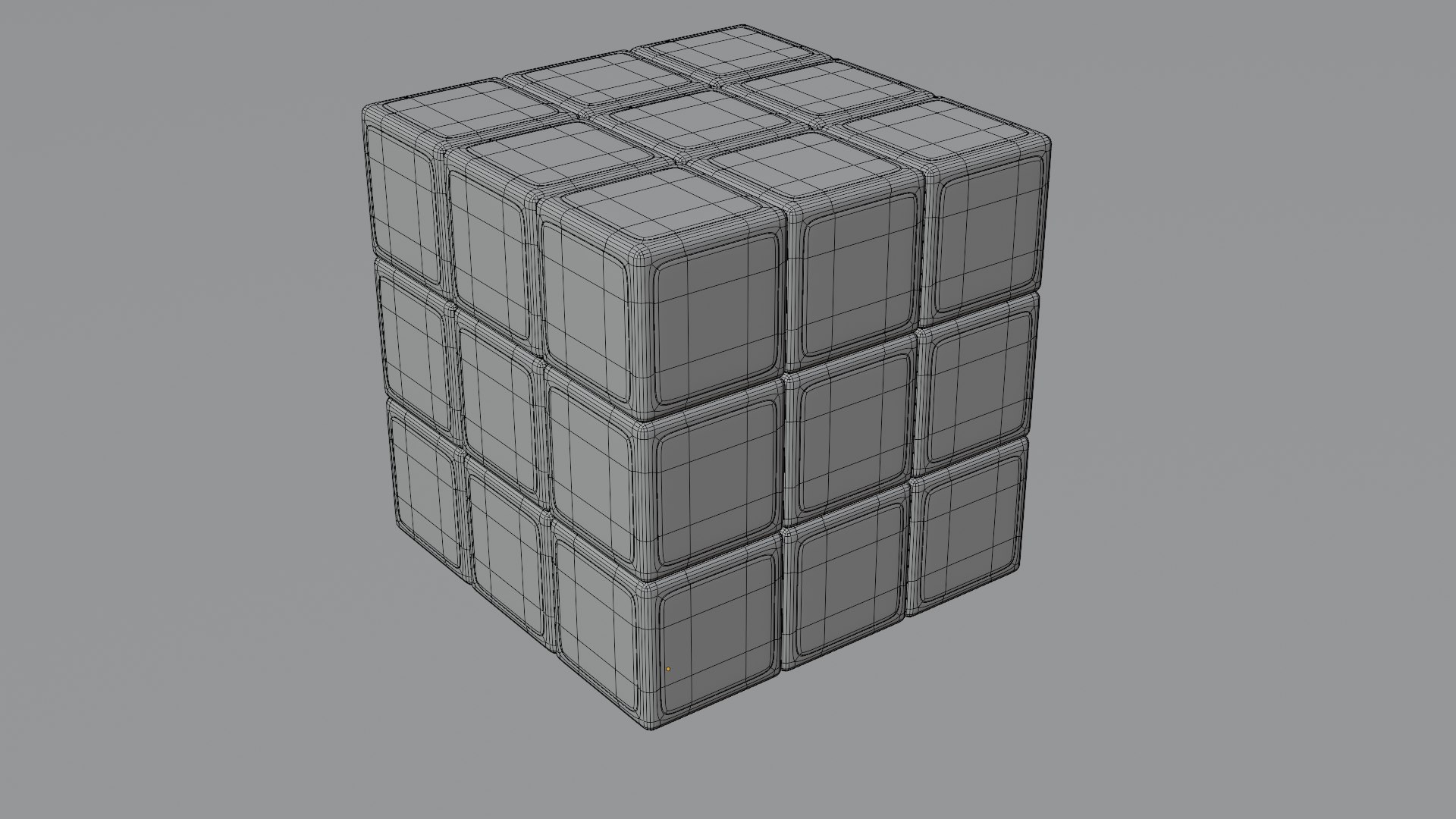 3D Rubik Cube Resolved And Non Resolved Model - TurboSquid 1787076