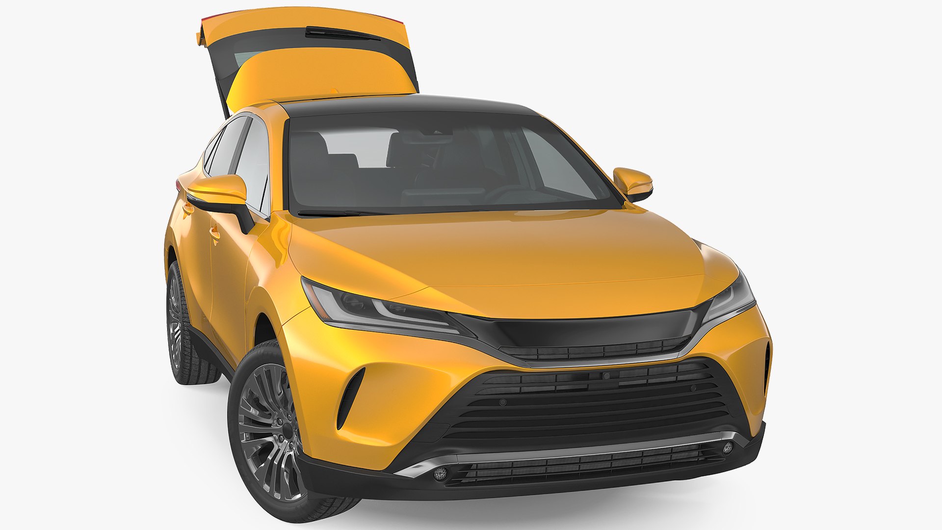 Hybrid SUV Rigged 3D model preview