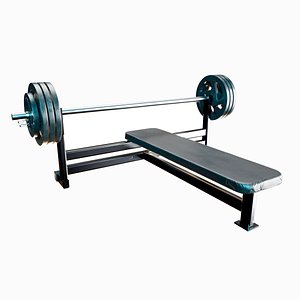 Chest Bench Press - Gym Weights Machine - 3D Asset 3D