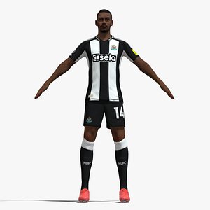 T-Pose Rigged Alexander Isak Newcastle 24-25
