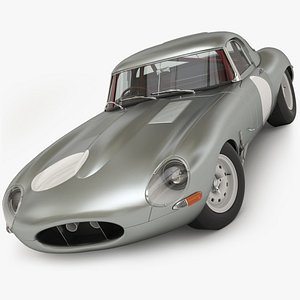 Jaguar E-Type Lightweight 1964 3D model