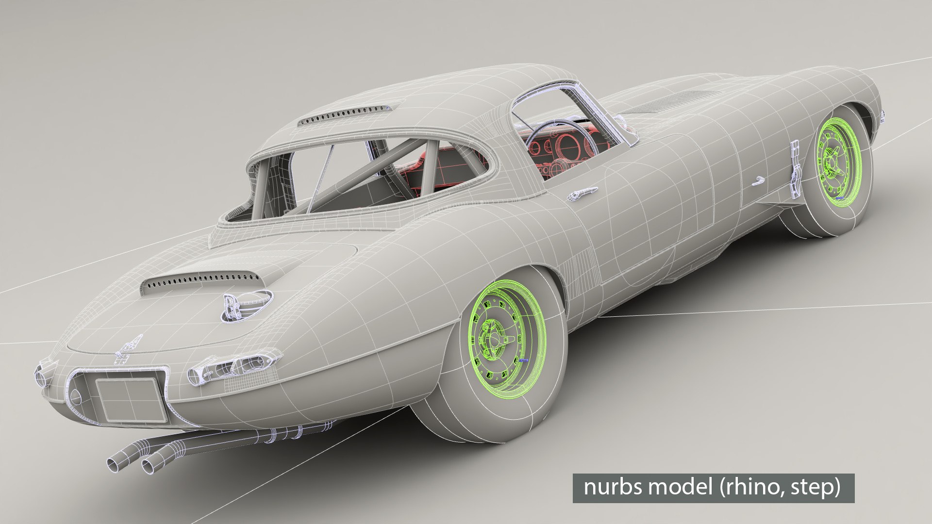 Jaguar E-Type Lightweight 1964 3D model https://p.turbosquid.com/ts-thumb/mc/QDAL15/Xq/wire7/jpg/1661286508/1920x1080/fit_q87/6c4cc56f93906393e0c06e722ce735445712f3b4/wire7.jpg