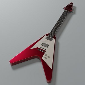 Gibson Flying V Realistic High-Detailed 3D model