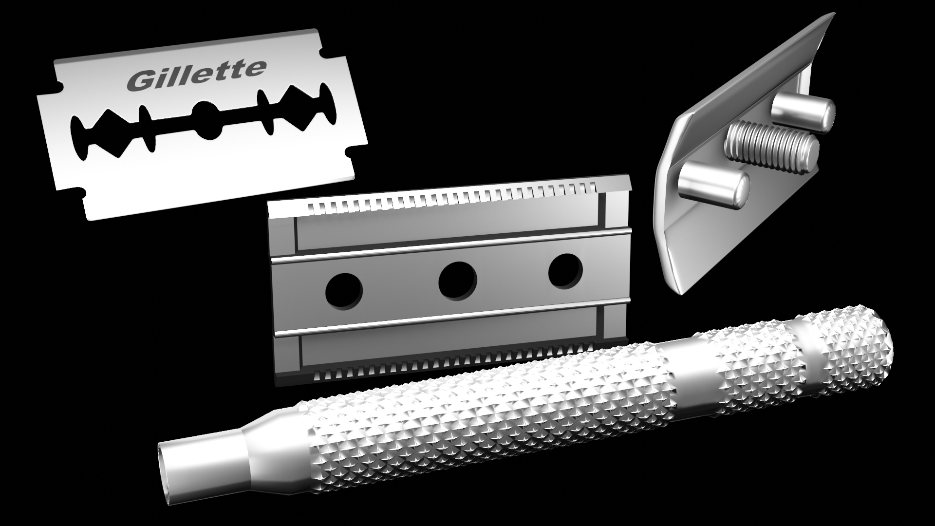 Safty Blade Razor model TurboSquid 1726090