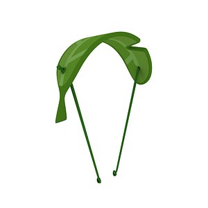 3D cartoon leaf parachute model