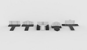 Fashion runway set 3D model 3D