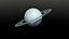 フォトリアリスティックな天王星3Dモデル
