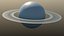 フォトリアリスティックな天王星3Dモデル