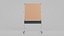 Double-Sided Metal Corkboard Trio - Customizable Pin Board Set