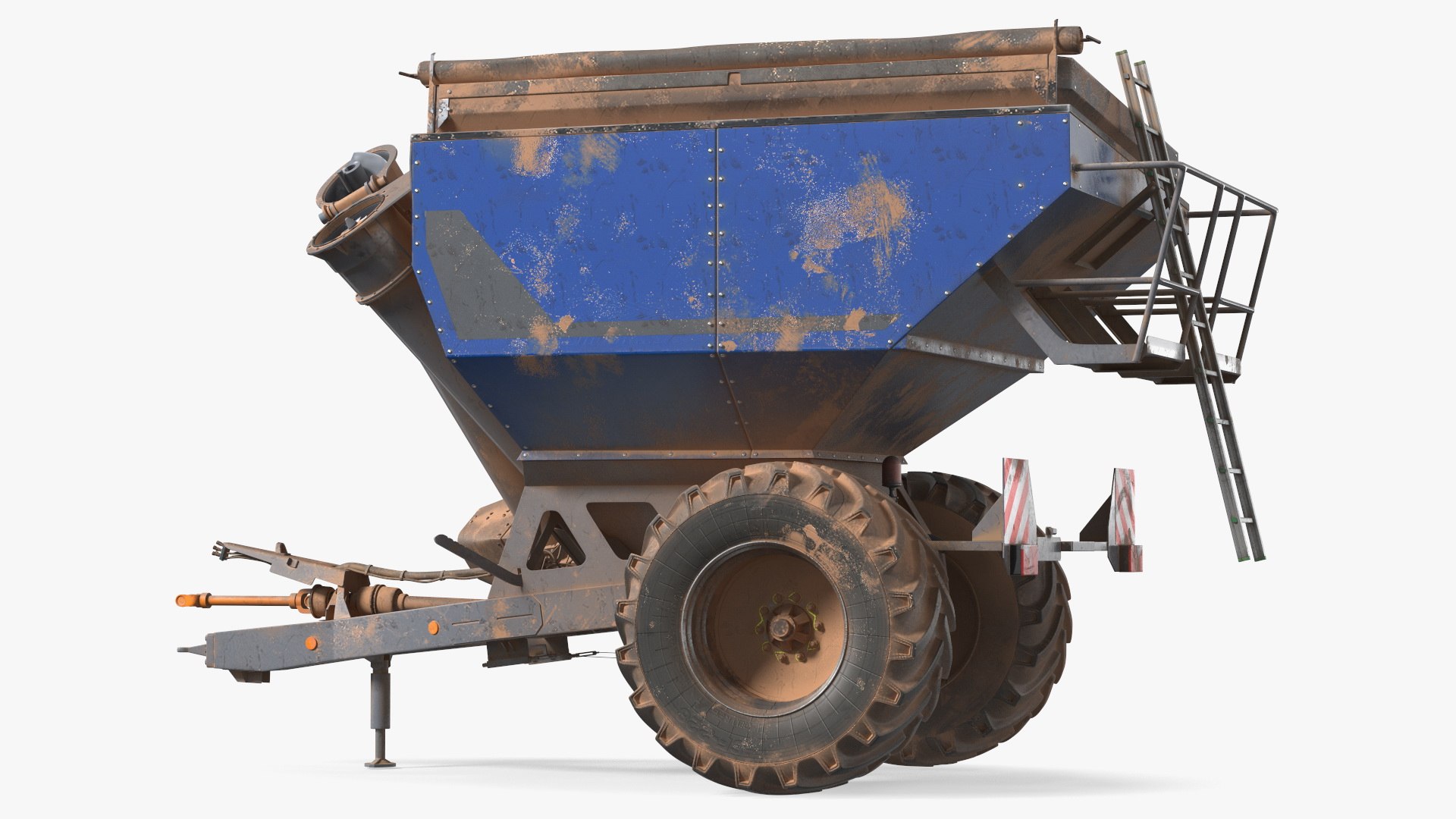 Transbordeur Blue Used 3D model preview