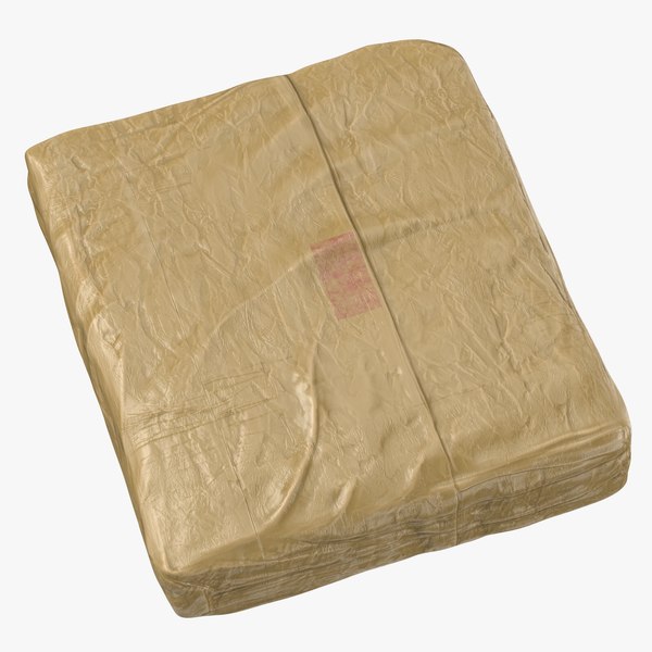 3D large wrapped drug brick