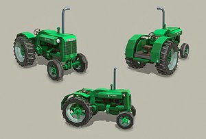 tractor style 3D model