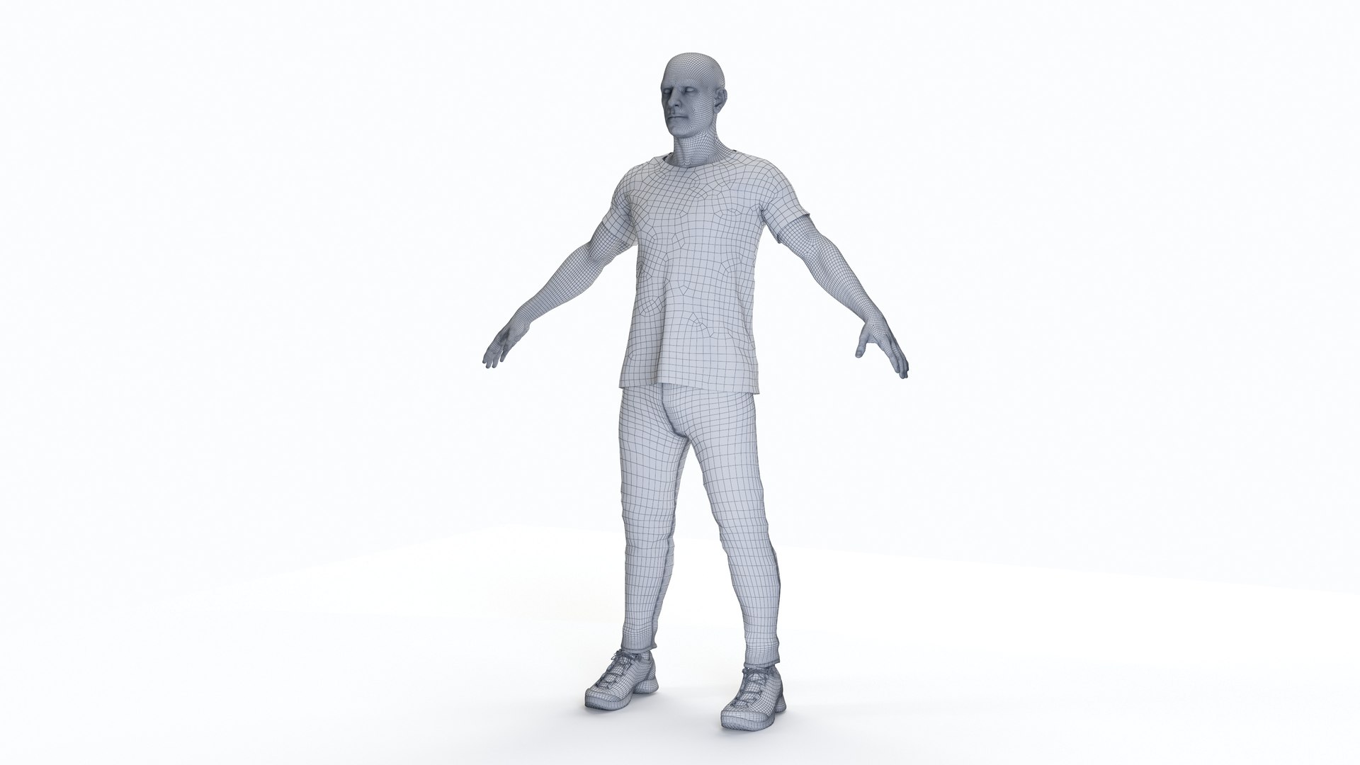 Male Casual Spring Clothing Model - TurboSquid 2158973