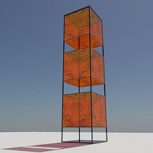 3d light holder decoration model